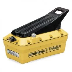 Enerpac Turbo II Air Hydraulic Hand/Foot Pump w/ 127 in3 Usable Oil For Single-Acting Cylinders PATG1102N