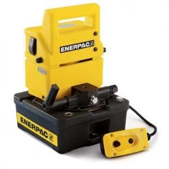 Enerpac Two Speed 115V Economy Electric Hydraulic Pump 0.5 Gallon Usable Oil For Double-Acting Cylinders PUJ1400B