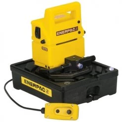 Enerpac Two Speed 115V Economy Electric Hydraulic Pump 1 Gallon Usable Oil For Double-Acting Cylinders PUJ1401B