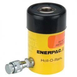 Enerpac 13.8 Ton Hydraulic 1.63" Stroke Single-Acting Hollow Plunger Cylinder RCH121