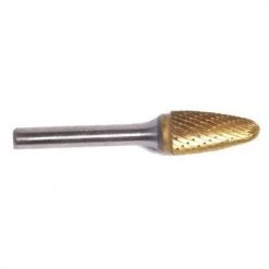 Champion Titanium Coated 3/8" x 3/4" Solid Carbide Die Grinder Burs Tree w/Radius SF3-IPAC